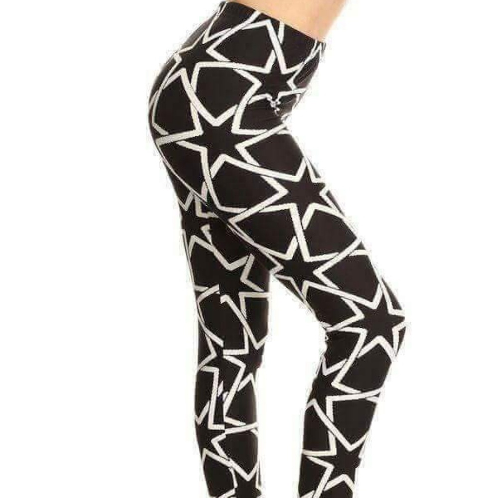 Plus Black & White Stars